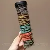 Diadema elástica de alta durabilidad para mujer, simple para el uso diario en moño o coleta alta, cuerda para el pelo, banda elástica, accesorio para el cabello