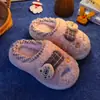 Pantuflas de Algodón para Otoño e Invierno Antideslizantes de Moda para Pareja Hombres y Mujeres de Interior para el Hogar Cálidas Silenciosas Duraderas con Forro de Felpa