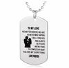 Amazon Militar etiqueta collar placa de identificación diy letras collar personalizado cadena de suéter lote