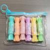 Kit mini marca-texto kit 6 cores proteção ocular Macaron marca-texto caneta chave caneta marcadora especial atacado
