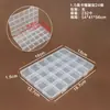 Caja de Almacenamiento de Plástico Transparente de 5 Compartimentos, 8 Compartimentos, 10 Compartimentos, 15 Compartimentos, 24 Compartimentos para Cuentas, Componentes, Joyería y Piezas