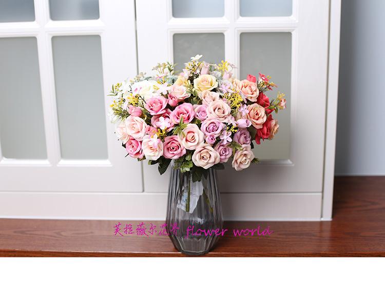 仿真婚礼现场绢花