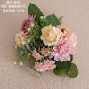 Segurando um buquê de flores, coagulação de pêssego, Lu Lian, flores artificiais manuscritas, design de flores decorativas, decoração de parede de casamento, tapeçaria, CF01398 transfronteiriça