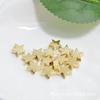 Acessórios para joias DIY estrela de cinco pontas espaçador estrela tridimensional colar pulseira brilhante Espaçador de Pérola Cristal