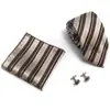 AliExpress EBAY 7.5cm corbata de negocios set de corbata para hombre boda corbata de poliéster caja de regalo fabricantes