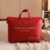 Edredom de Casamento Dote de Casamento Edredom de Algodão Roupas Bolsa Organizadora Vermelha Edredom de Inverno Armazenamento Grande Capacidade Dobrável Impermeável