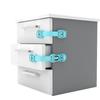 Suministros para Madres y Bebés Sello de Tigre Cabeza de Animal Suministros Protectores de Seguridad Infantil Seguridad para Bebés Cerradura de Inodoro Cerradura Larga para Puerta de Gabinete