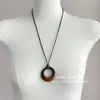 Estilo Étnico Retro Aro Grande Resina Collar Borla Larga Simple Versátil Cadena para Ropa Collar de Gama Alta