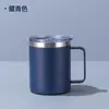 Comércio Exterior Caneca com Alça 12oz Aço Inoxidável 304 Copo de Camada Dupla Isolado a Vácuo Copo de Café Simples para Escritório Atacado