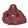 Mascota de té de arcilla púrpura Yixing, figura pequeña de Buda, lingote Dahongpao, Buda Maitreya, escultura Tathagata, juego de té, accesorios para ceremonia del té, se puede usar como mascota
