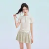 2026 Traje de baño estilo falda para aguas termales, conservador, estilo puro deseo, que cubre el abdomen, adelgazante, para estudiantes de secundaria y preparatoria
