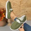Zapatos Casuales Talla Plus para Mujer para Comercio Exterior, Nuevos Loafers de Punta Baja Planos sin Cordones Estilo Europeo y Americano Primavera y Otoño 2025