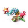 Novo balão de filme de alumínio auto-destrutível de animal inflável automático com suporte de arco Balão de festa de despedida de solteiro brinquedo infantil