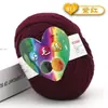 4 Ovillos de Hilo Acrílico para Bebé para Tejer a Mano, Hilo Mediano-Fino para Crochetar Zapatillas, Kit de Materiales de Hilo Acrílico para Crochet de Muñecas