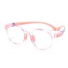 Nuevo Armazón de Gafas de Silicona Suave para Niños Luz Antiazul Bicolor Lente Plana para Teléfono Móvil Espejo de Proximidad Gafas Antirradiación para Hombre