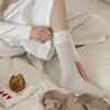 Calcetines de mujer sin costuras hasta la mitad de la pantorrilla, nueva serie de color café a rayas estilo coreano para otoño e invierno, calcetines superpuestos, calcetines largos de compresión ligera, calcetines coreanos
