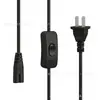 Fuente de Suministro de Comercio Exterior Transfronterizo: Cable de interruptor de cola de figura de ocho, Estándar Nacional 303, Universal para Luminarias y Pequeños Electrodomésticos, Cable de Interruptor de Figura de Ocho de Dos Pines