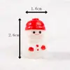 Colgante Cerámico Navideño Enano Regalo Adorno de Resina Papá Noel Muñeco de Nieve Decoración de Escritorio Bonsái