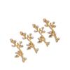 Nuevos accesorios de aleación con ramas de diamantes accesorios para joyería DIY horquilla para el cabello nupcial antigua accesorios para el cabello tocado colgante al por mayor