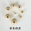 Madera de Melocotón Natural Cuentas Sueltas Pulsera DIY Cuentas de Rosario Cuentas de Madera Pulsera de Cuentas Redondas Material de Cuentas de Madera Lote Suelto