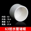 Tampão de PVC para Tubo de Abastecimento de Água 20 Tampão Cego 25 Plug 4050 63 75 90 110 160 Tampão de Tubo 32 Conexões para Tubos de Água