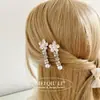 Clip para el Cabello de Lujo Ligero Exquisito Flor de Pedrería Perla Barroca Pinza de Pato Clip Completo de Pedrería para Flequillo Accesorios para el Cabello al por Mayor