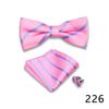 Corbata formal de negocios para hombre pañuelo de bolsillo traje banquete traje de boda accesorios lazo cuello flor fábrica mayoreo