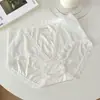2823~Roupa Íntima Feminina Sexy de Cetim Tecido Sedoso e Macio Luxo Acessível Calcinhas para Meninas Seda de Amora Antibacteriana