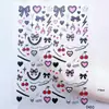 Caramelos de Halloween Fantasma Dibujo Animado Patrón Pequeño Pegatinas Decorativas Fresas Lindas Pan Tostado Diario Pegatinas para Uñas