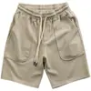 Tesoura para pegar fiapos Armário de Retirada Cauda Design Único Tricô Shorts Esportivos Casuais Masculinos e Femininos Casal Calças de Meio Comprimento