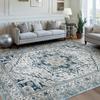 Temu transfronterizo Amazon alfombra persa retro sala de estar sofá alfombra mesa de centro dormitorio mesita de noche resistente a la suciedad y fácil de cuidar