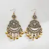 Pendientes de Gancho de Plata Europeos y Americanos Transfronterizos con Incrustaciones de Diamantes en Forma de Flor Estilo Retro de Alta Gama Pendientes Exagerados de Temperamento Accesorios de Pendientes de Lujo Ligero de Nicho para Mujeres