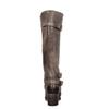 Novas Botas Femininas Outono e Inverno Fivela de Cinto Cano Alto Botas de Cavaleiro Botas de Salto Grosso 40-43 Botas Femininas