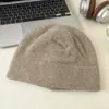 Novo gorro de tricô oversized para mulheres, projetado para fazer o rosto parecer menor, adequado para uso ao ar livre, versátil, quente e disponível em cores lisas. Versão masculina também disponível, com opções de impressão de logotipo