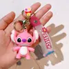 Modelo 2024 del Llavero de Muñeco Stitch Modificado, Colgante Llavero de Coche de Goma Suave PVC, Regalo de Máquina de Garra