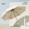 Paraguas Manual Plegable Grande de Alta Calidad para Mujer, Doble Uso para Sol y Lluvia, Sombrilla Hecha a Medida para Estudiantes
