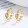 Pendientes de cadena de plata de ley 925 para mujer, verano 2022, nuevo estilo, estilo sencillo, pendientes distintivos, estilo frío, elegantes joyas para las orejas.