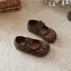 2026 Sapatos Mary Jane de Couro com Bolinhas para Bebê Menina 1-3 Anos Solado Macio Antiderrapante Sapatos para Crianças Pequenas Sapatos de Primavera e Verão para Crianças Pequenas