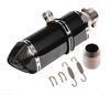 Tubo de escape hexagonal pequeño para motocicleta, todoterreno, deportivo, Scorpio, modificado, Yamaha, Kawasaki Huanglong 300, universal