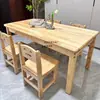 Mesa y silla de madera maciza para jardín de infantes, juego de mesa, juguete para bebé, escritorio de aprendizaje de educación temprana, escritorio para manualidades y escritura