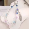 Nova Corrente de Telefone de Cristal Nepal DIY Feita à Mão com Contas Moda Popular para Transmissão ao Vivo Pingente de Bolsa Corrente de Telefone para Mulheres