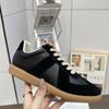 Zapatos de Entrenamiento Retro Alemanes de Piel de Vaca para Hombre y Mujer Zapatos Blancos Piel Suave Piel Pareja Zapatos de Entrenamiento Forrest Gump MM * 6 Zapatos de Moda de Nicho