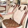 Almofada de Carro para Filhote Mohua Khachi Capa de Assento de Carro Desenho Animado Fofo Plush de Inverno Quente e Confortável Almofada de Assento de Carro