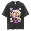 Camiseta Harajuku Streetwear One Piece Estampa Gráfica de Anime t