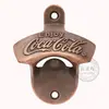 Abrelatas de pared transfronterizo abrebotellas fijo de pared ventosa magnética Aleación de Zinc Vino Regalo de Navidad abrebotellas retro