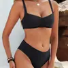 Novo maiô feminino Amazon, maiô de duas peças transfronteiriço, biquíni sexy, conjunto quente de exportação Amazon para mulheres