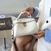 Bolsa de Mão de Couro Genuíno para Mulheres 2023 Nova Retrô Alta Qualidade Pequena Bolsa Almofada para o Dia a Dia Couro Macio Bolsa Feminina Bolsa de Ombro Transversal