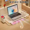Soporte refrigerador para laptop, soporte portátil multifuncional para escritorios de oficina, dormitorios, universal para estudiantes y laptops para juegos