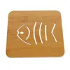 Esterilla Aislante de Madera Esterilla para Mesa de Comedor Aislante Antideslizante para Cazuela Esterilla Anti-quemaduras Esterilla para Platos Esterilla para Tazas y Tazones Esterilla Multifuncional para Mesa de Comedor