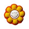 Venta al por mayor del fabricante Serie Girasol Charms para Zapatos Material de Goma Blanda Accesorios Hebillas para Zapatos Moda Casual Accesorios para Zuecos